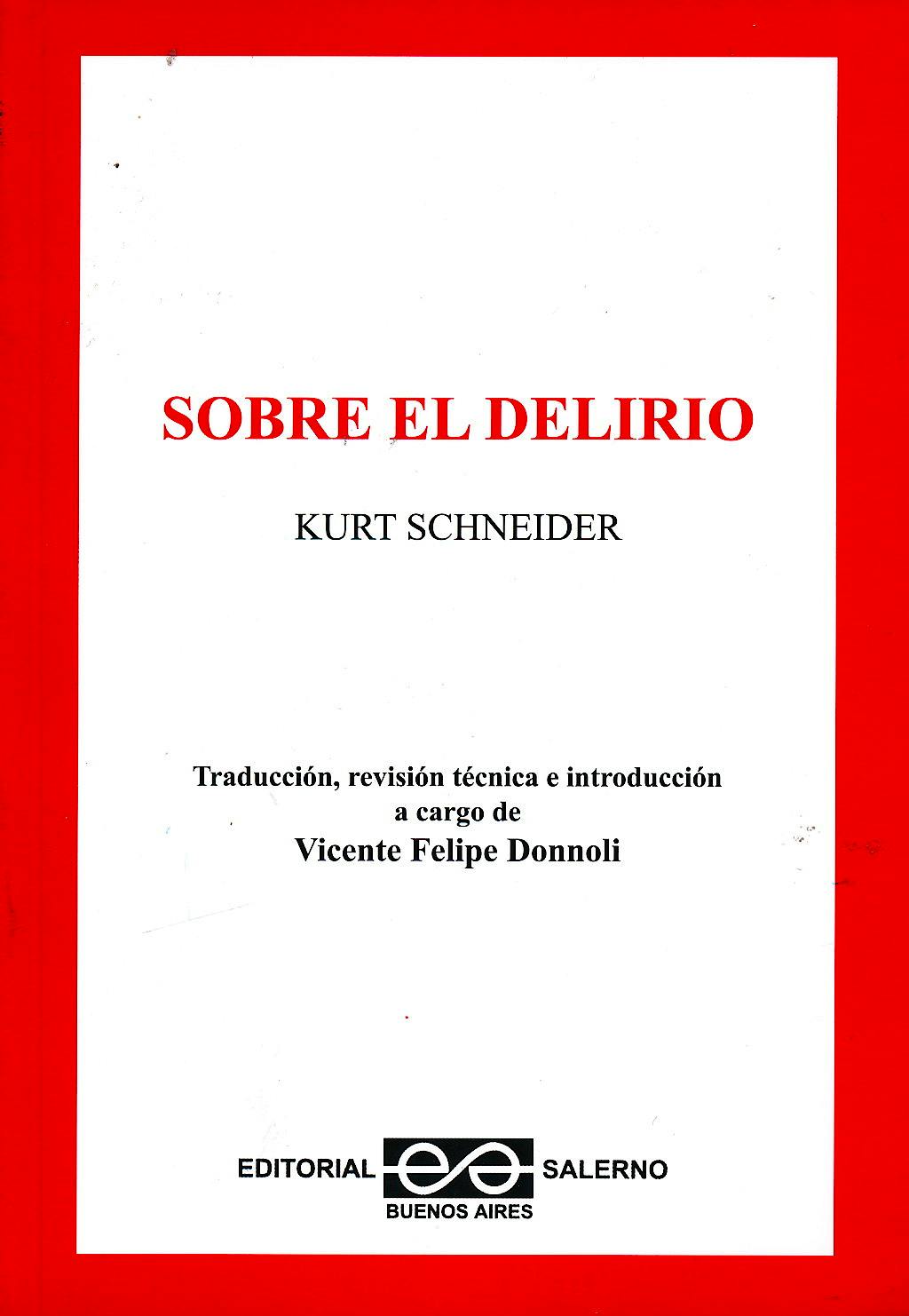 Portada del libro 9789879083314 Sobre el Delirio