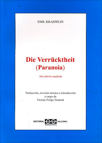Portada del libro 9789879083369 Die Verrücktheit (Paranoia)