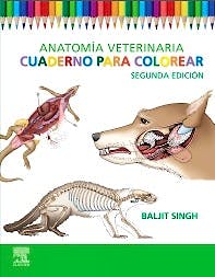 Portada del libro 9791370030216 Anatomía Veterinaria. Cuaderno para Colorear