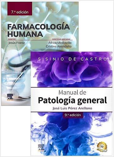 Portada del libro 9791370030346 Lote Pack FLÓREZ Farmacología Humana + SISINIO DE CASTRO Manual de Patología General