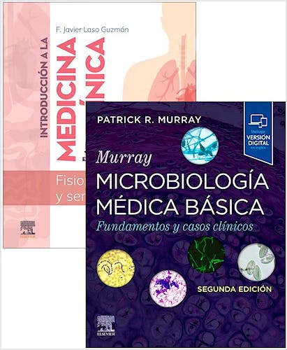 Portada del libro 9791370030377 Lote Pack LASO Introducción a la Medicina Clínica + MURRAY Microbiología Médica Básica. Fundamentos y Casos Clínicos