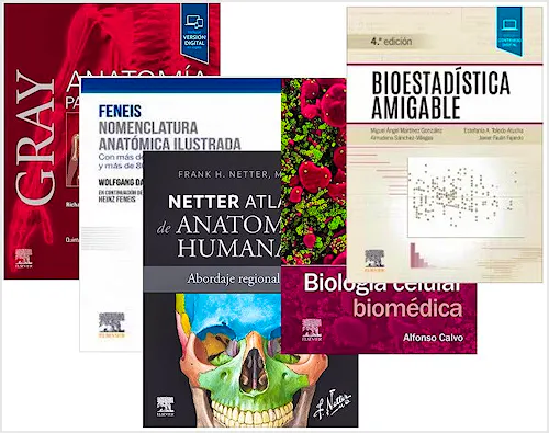 Portada del libro 9791370030643 Lote Pack GRAY Anatomía para Estudiantes + FENEIS Nomenclatura Anatómica + NETTER Atlas de Anatomía + Biología Celular + Bioestadística Amigable