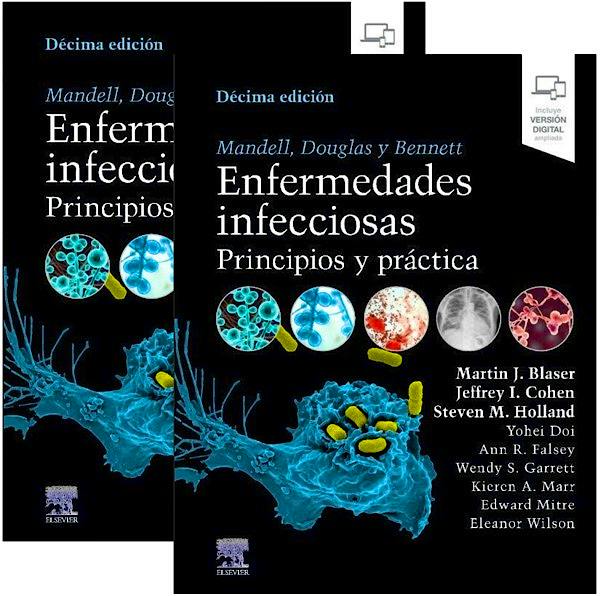Portada del libro 9791370030797 MANDELL, DOUGLAS y BENNETT Enfermedades Infecciosas. Principios y Práctica (2 Volúmenes)