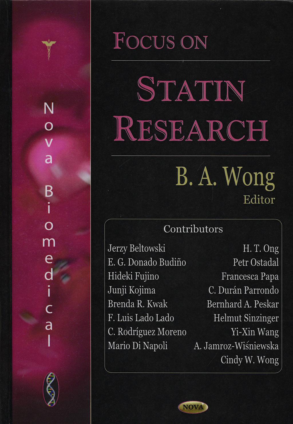 Portada del libro 9791594546173 Focus on Statin Research